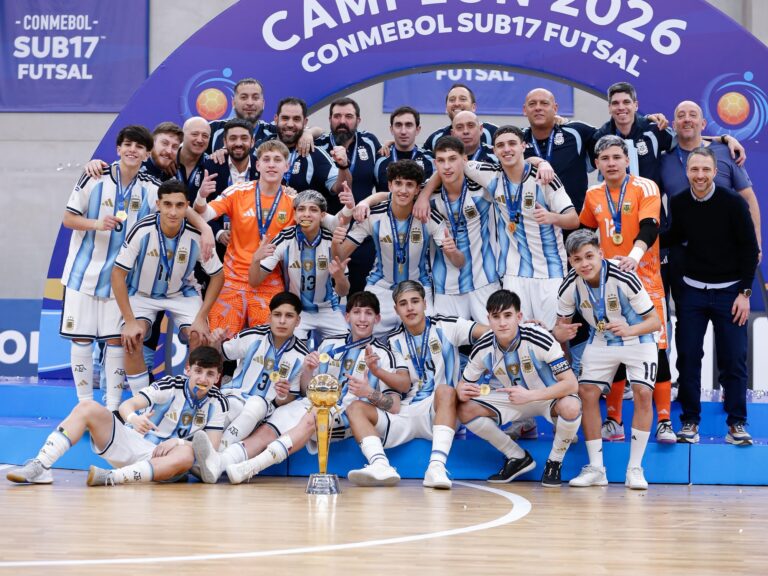 Argentina, tricampeón del Sudamericano Sub 17 de futsal: le ganó en el alargue a Brasil y estiró su corona