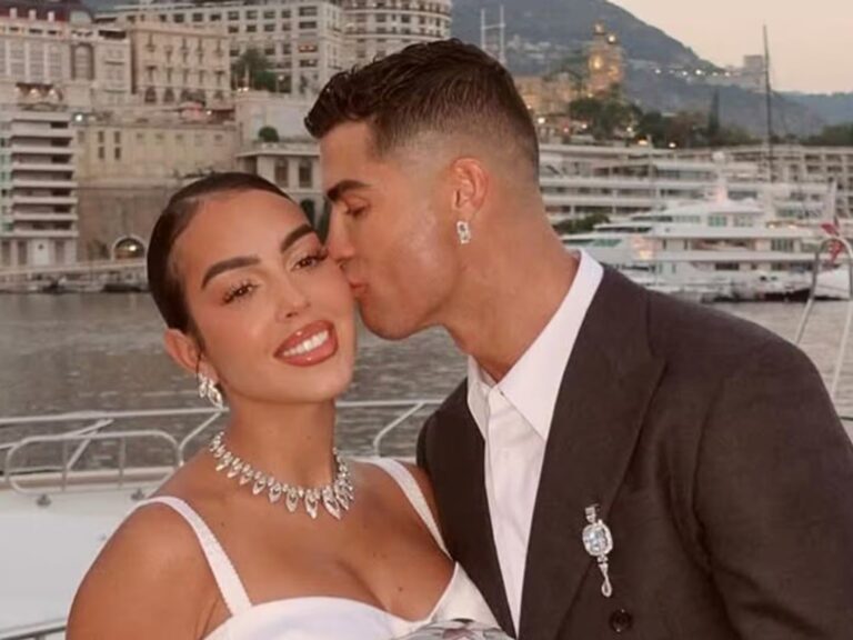 Cristiano Ronaldo y Georgina Rodríguez se casaron en secreto: las primeras fotos de la boda y los looks que eligieron para dar el "sí"