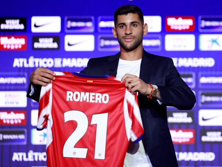 Cuti Romero fue presentado en Atlético de Madrid y habló del momento que vive Julián Alvarez: “Lo veo muy metido”
