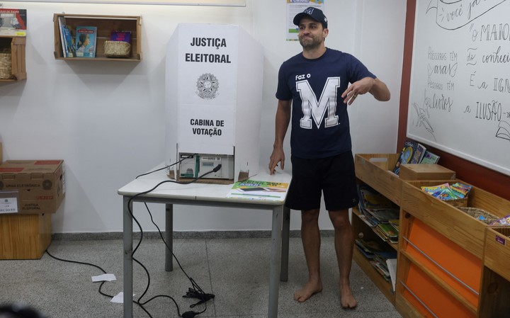Pablo Marçal, del Partido Renovador Laborista Brasileño. Foto Reuters