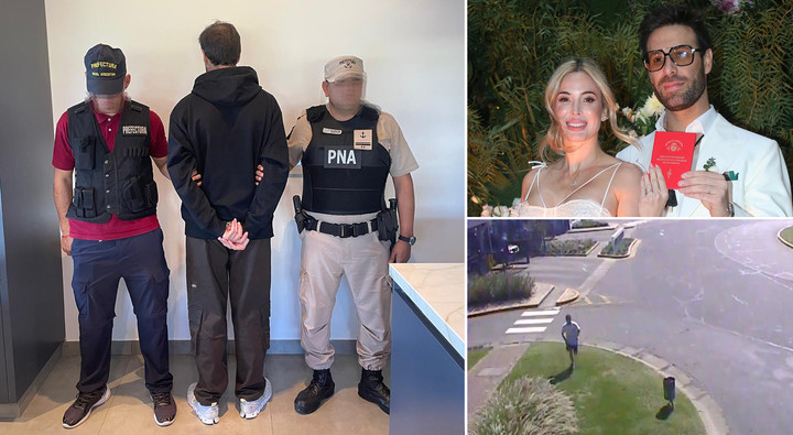 Piccirillo detenido y años atrás, casado con Cirio.