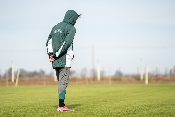 Facundo Sava, entrenador de Sarmiento de Junín.