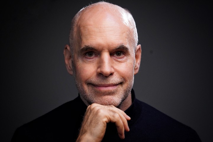 Horacio Rodríguez Larreta, en la entrevista con Clarín. Foto: Ariel Grinberg.