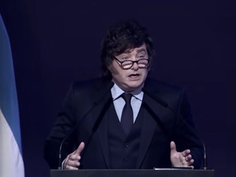 Javier Milei atacó la ley de aborto y le atribuyó un presunto impacto negativo en la economía: "Estamos pagando muy caro la locura de los pañuelitos verdes"