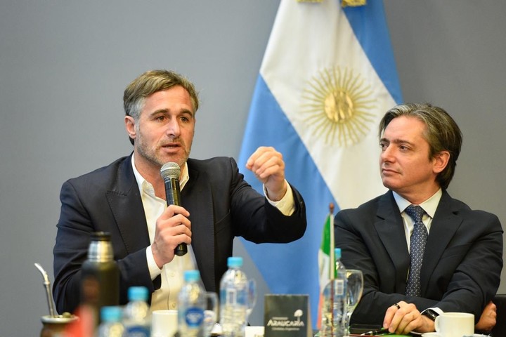 El intendente de Pilar, Federico Achával, en un evento.