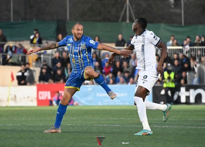 Andratx fue el último club que defendió Aveldaño en su carrera. Foto: @pela.aveldano