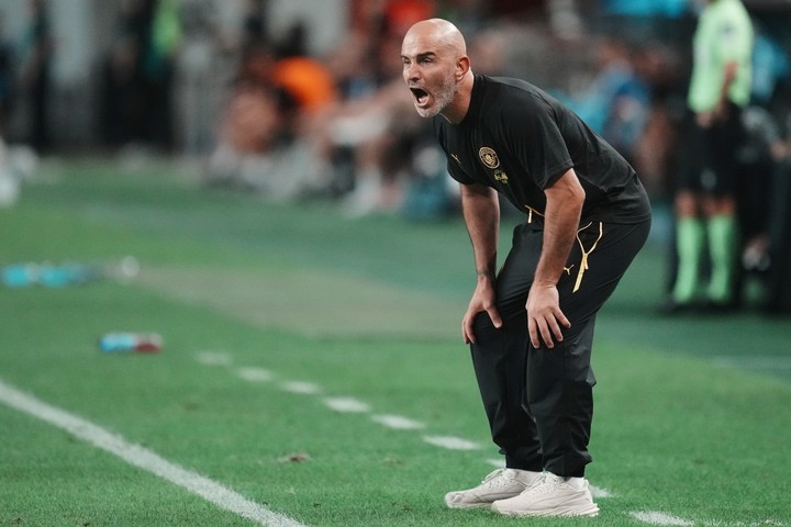 El italiano Enzo Maresca , el elegido por Manchester City para reemplazar a Josep Guardiola. Foto: Lee Jin-man / AP.