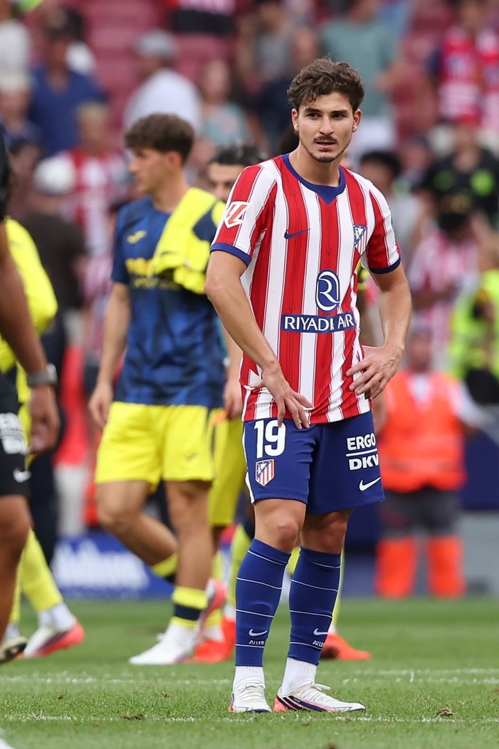 Julián Álvarez fue blanco de insultos en Madrid tras hacer público su deseo de dejar el Atlético en pleno Mundial. Foto: EFE/Kiko Huesca
