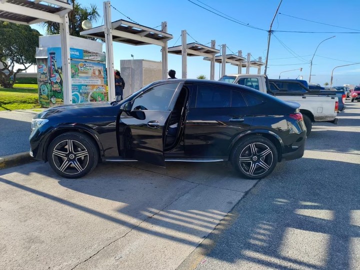 Uno de los autos secuestrados en los operativos de la Policía Federal.