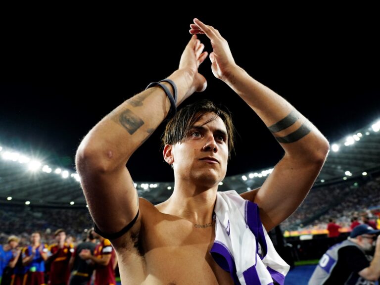 Paulo Dybala arruinó el debut de Mastantuono en la Fiorentina: tres asistencias de la "Joya" para la goleada de la Roma