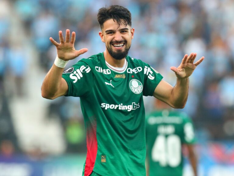 Show del Flaco López en Brasil: dos golazos para Palmeiras y una racha que no se detiene