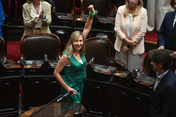Myriam Bregman, líder en un ranking de imágenes. Foto: Federico López Claro.